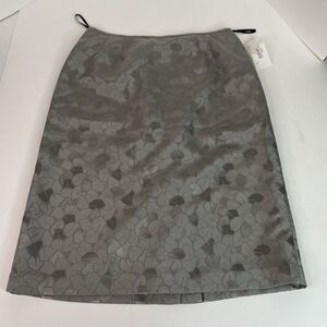 New Le Suit Womens Skirt, Grey Size 12, Style F3400183